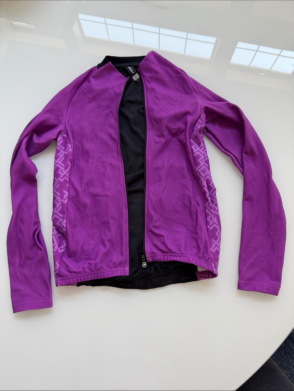 ASSOS UMA GT Purple Fleece Lined Jersey